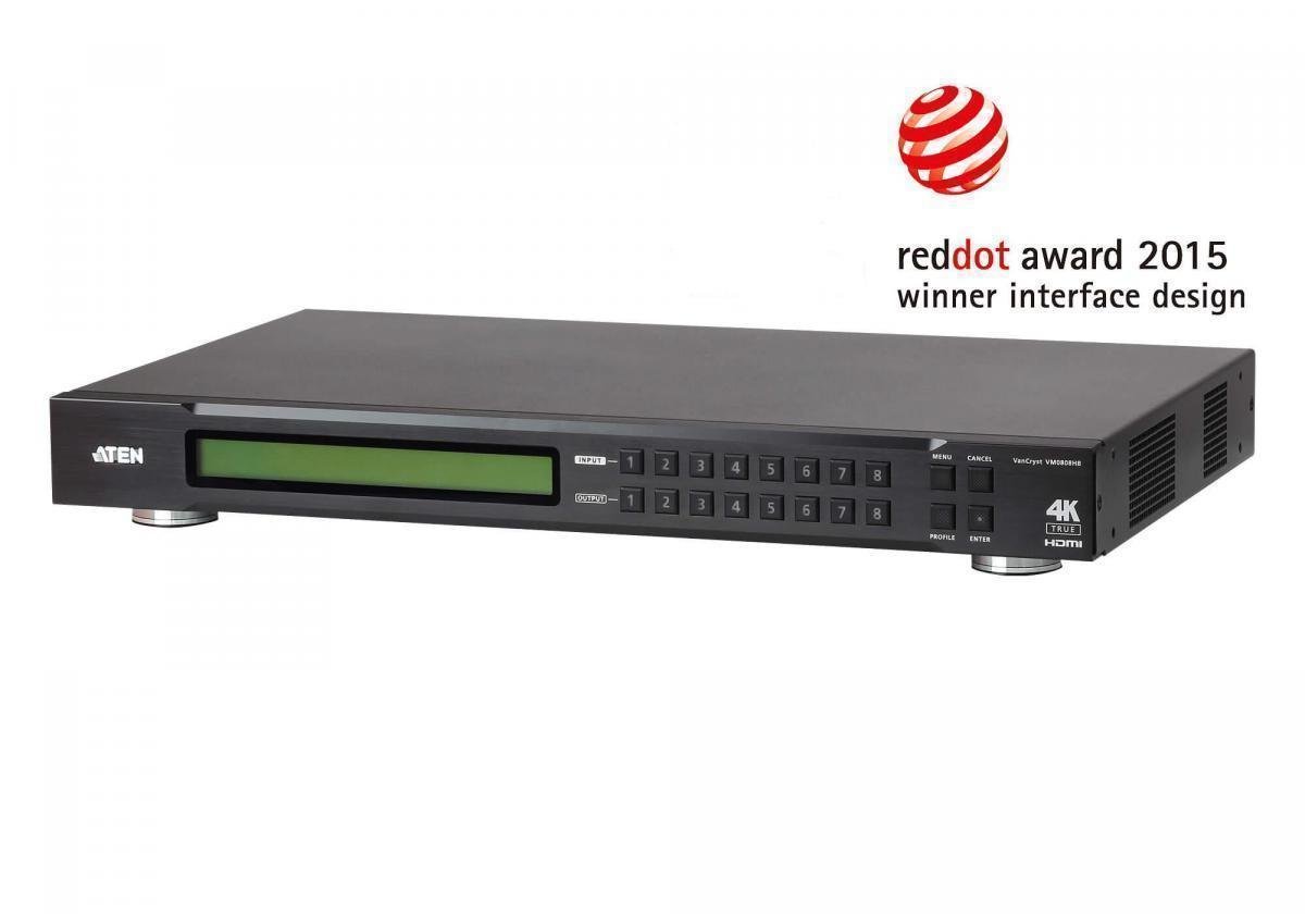 Матричный коммутатор ATEN VM0808HB-AT-G, 8x8 HDMI, 4К