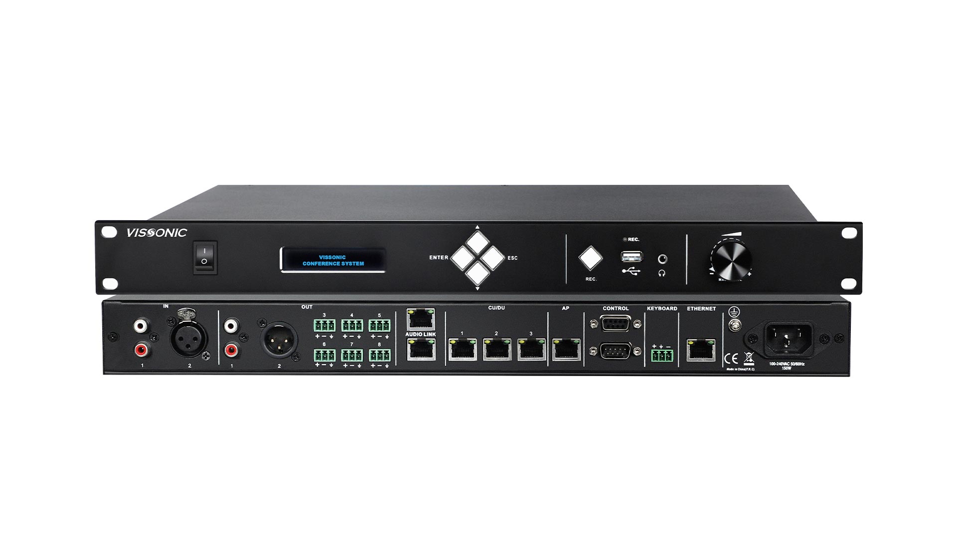 Центральный блок конференц-системы Vissonic VIS-DCP2000-D