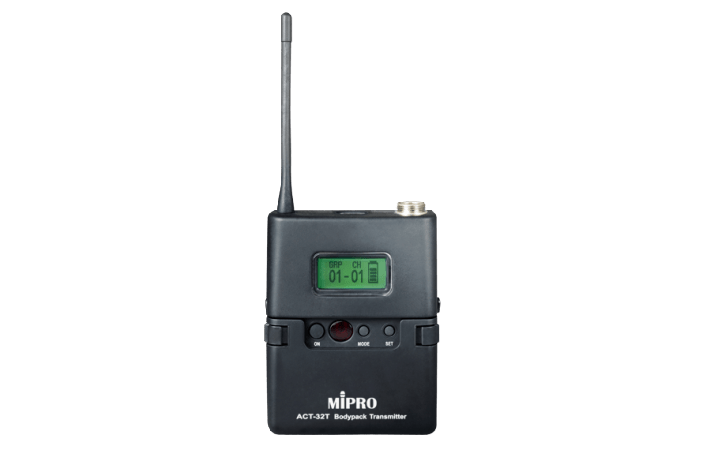 УВЧ Поясной беспроводной радиопередатчик Mipro ACT-32T