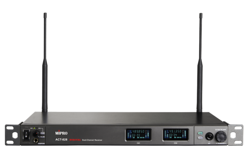 Двухканальный цифровой UHF приёмник Mipro ACT-828