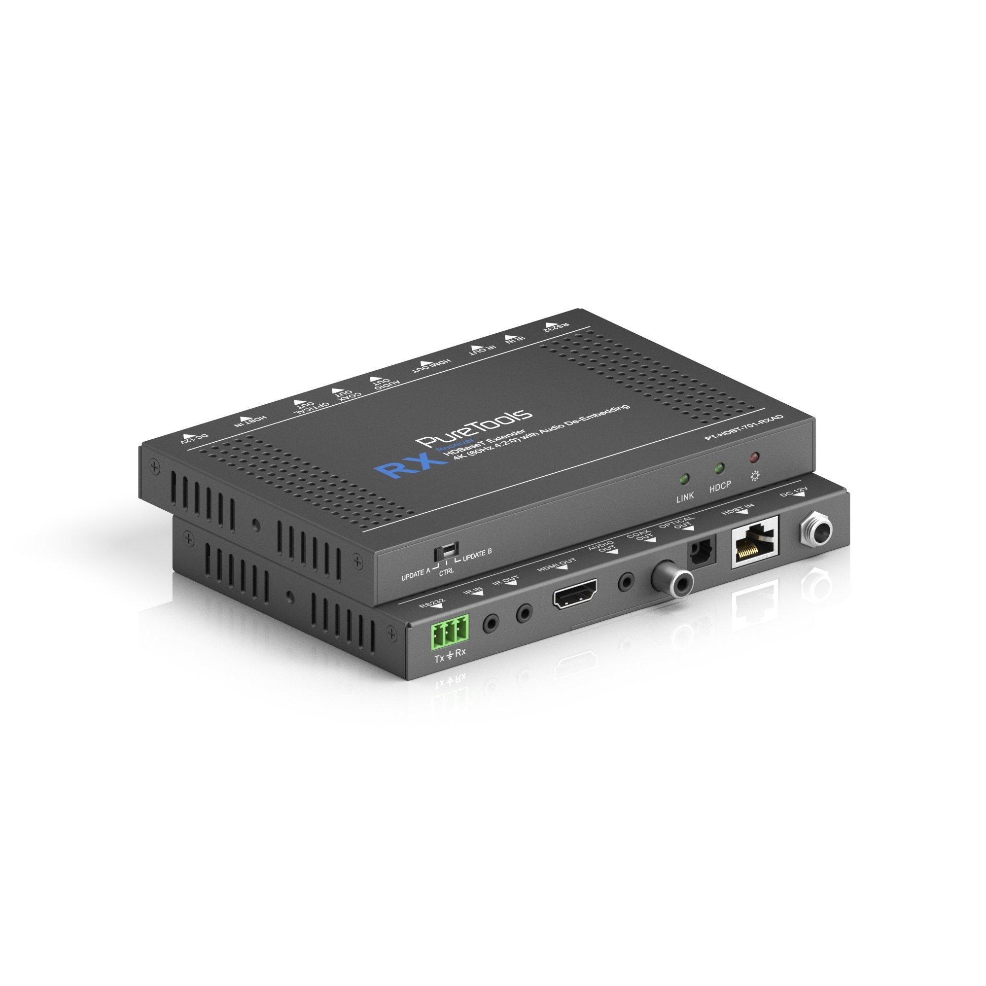 Приемник с деембедером PureLink PT-HDBT-701-RXAD (НDMI по HDBT), до 70м 2K (8517620003)