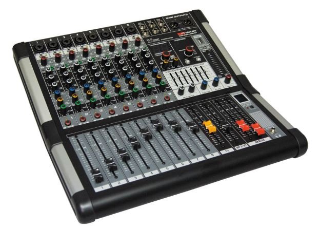 Микшерный пульт MARK MM 899 USB BT, 8x Mic/Line, DSP
