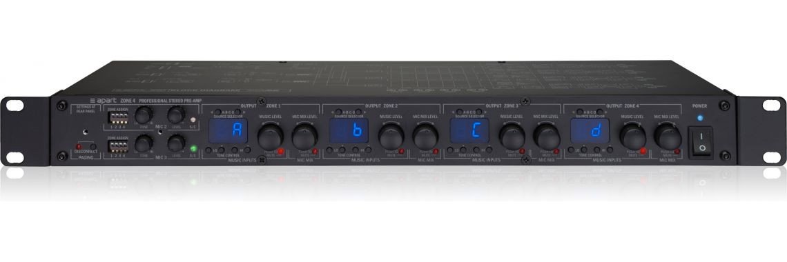 Предусилитель 4-х канальный Biamp ZONE4.