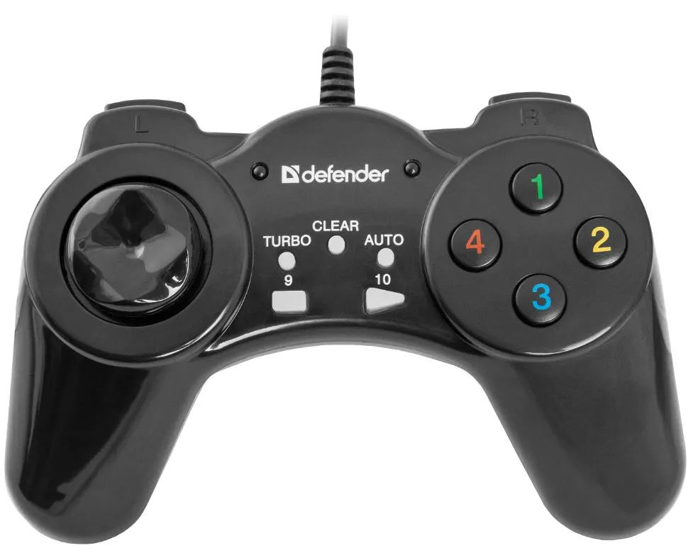 Геймпад проводной Defender Vortex USB черный