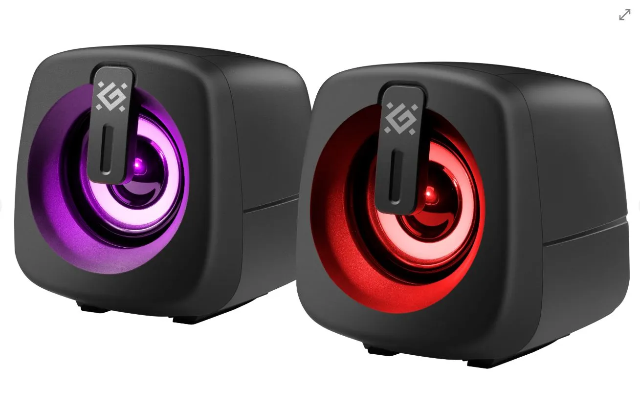 Компактная акустика 2.0 Defender J1 черный