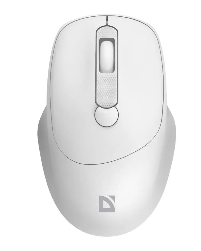Мышь беспроводная Defender Feam MM-296 бесшумная белый