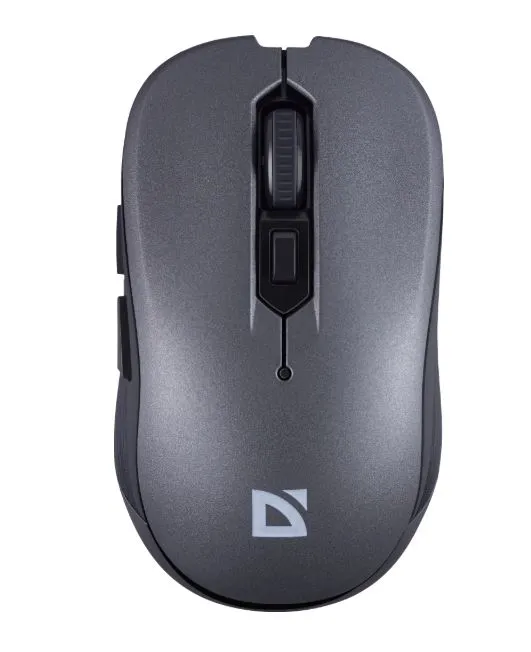 Мышь беспроводная Defender Gassa MM-105 бесшумная серый