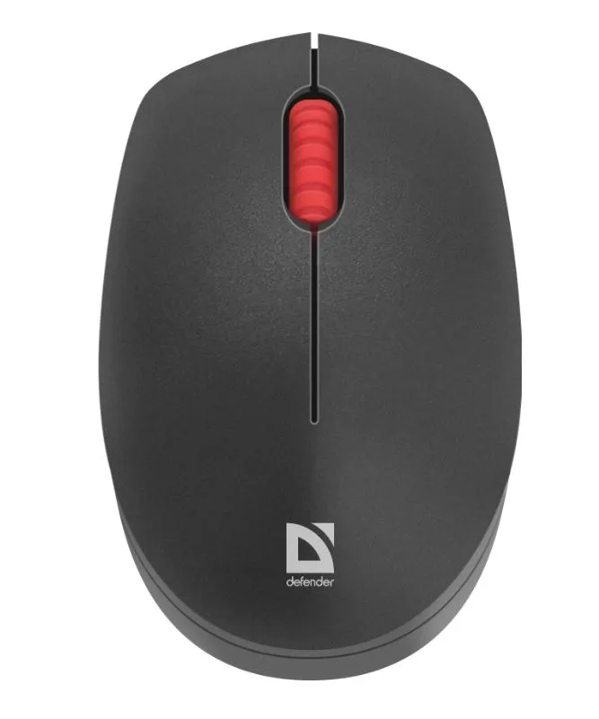 Мышь беспроводная Defender Tiana MB-055 бесшумная черный