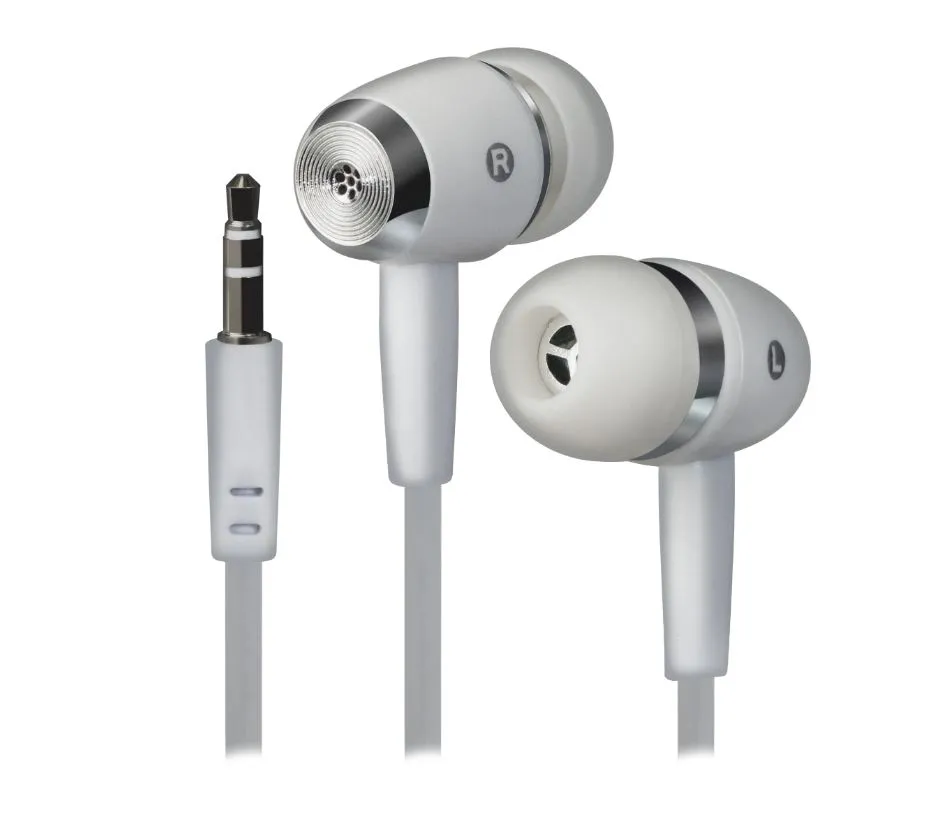 Наушники-вкладыши проводные Defender Basic 620 белый