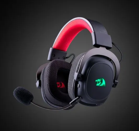 Наушники-гарнитура игровые беспроводные Redragon Zeus Pro черный