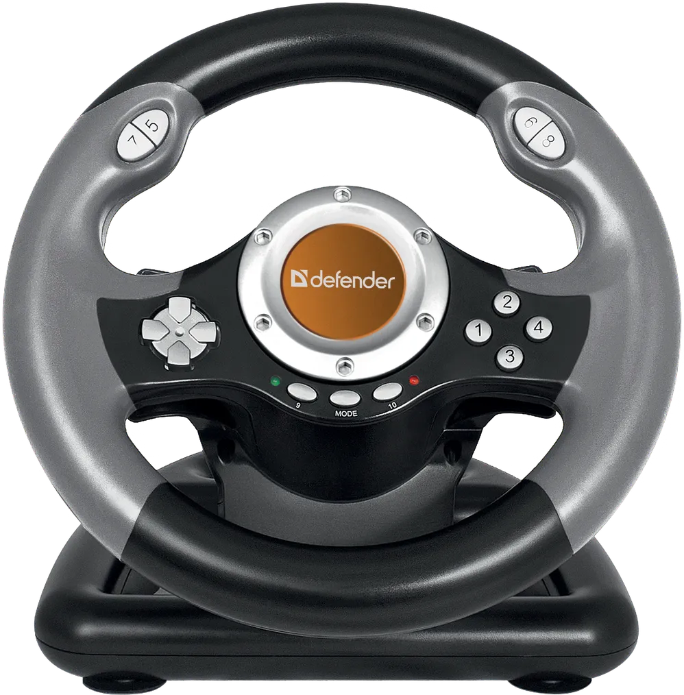Руль игровой Defender Challenge Mini LE USB комбинированный