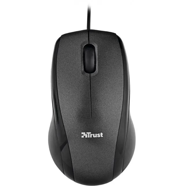 Мышь проводная Trust Carve USB черный