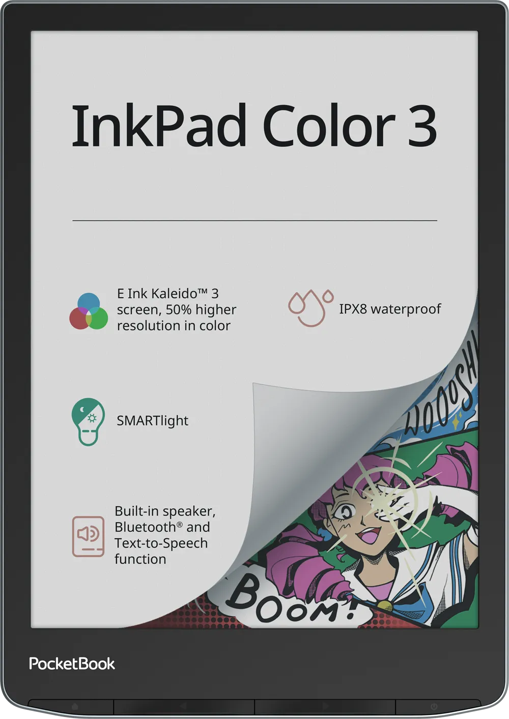 Электронная книга PocketBook PB743К3-1-CIS темно-серый