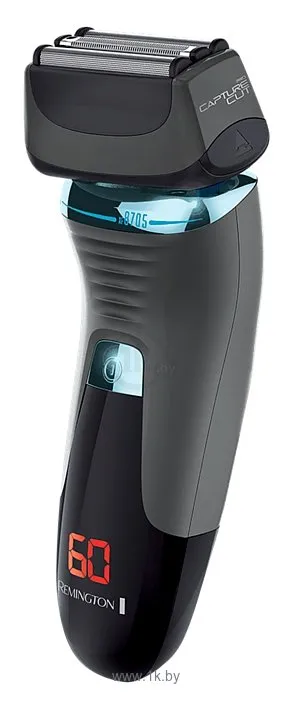 Электробритва сеточная Remington XF8705 серый/бирюзовый