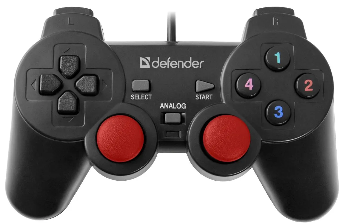 Геймпад проводной Defender Glyder USB черный