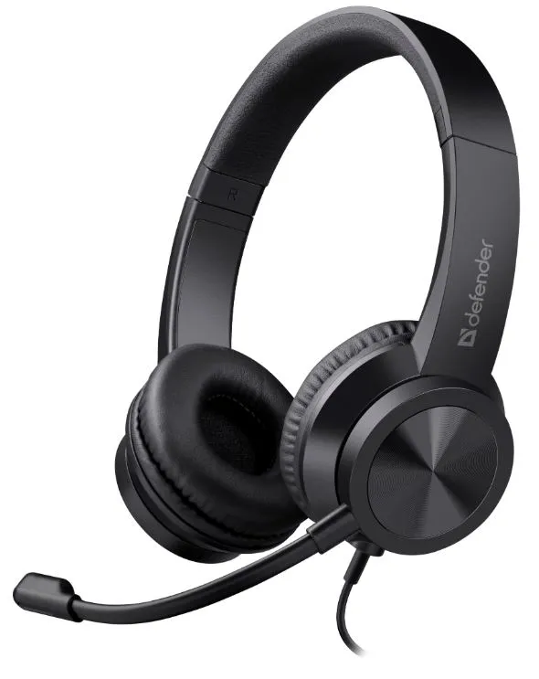 Наушники-гарнитура проводные Defender Tune 150 черный
