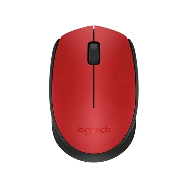 Мышь беспроводная Logitech M171 красный