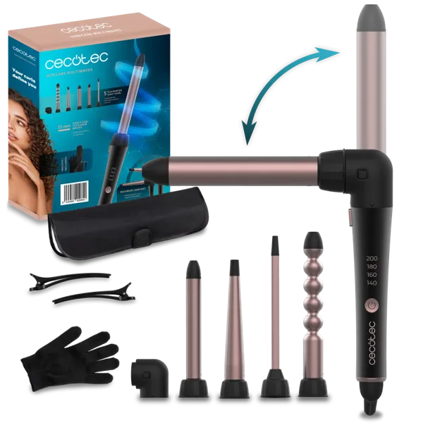 Плойка Cecotec SurfCare MultiWaves черный