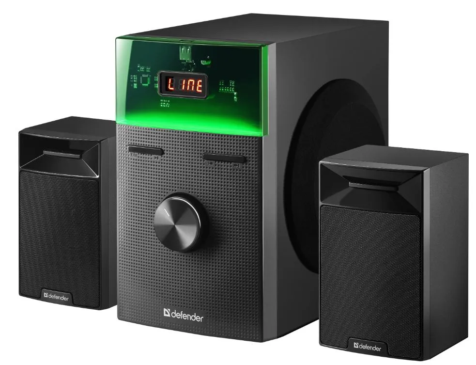 Компактная акустика 2.1 Defender Tresor, черный