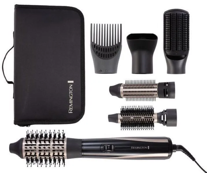 Фен-щетка Remington AS7700 черный/золотой