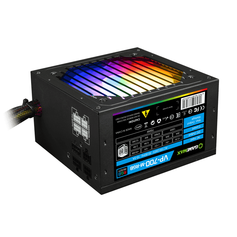 Блок питания Gamemax VP-700-RGB-M, 80+ Bronze
