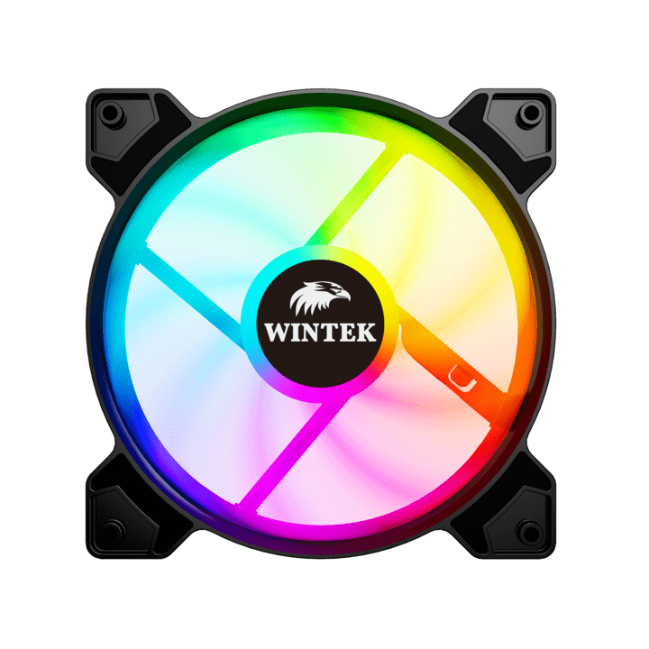 Вентилятор для корпуса Wintek M2-B-14 Colorful, 14 см, 4 pin MOLEX