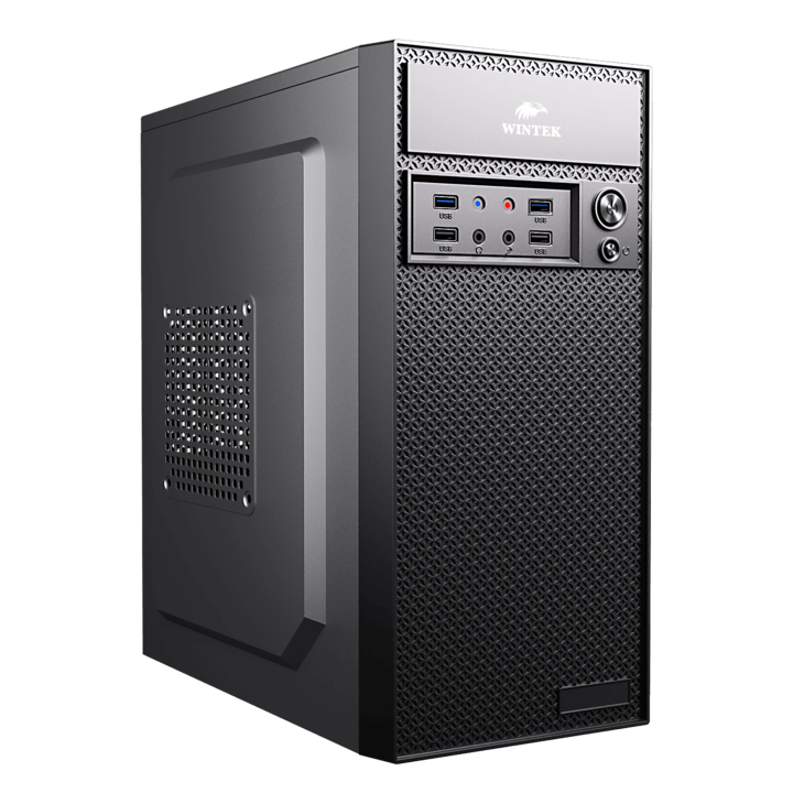Корпус Wintek K260, 0.45mm, 2xUSB 3.0 + 2xUSB 2.0, MiniTower