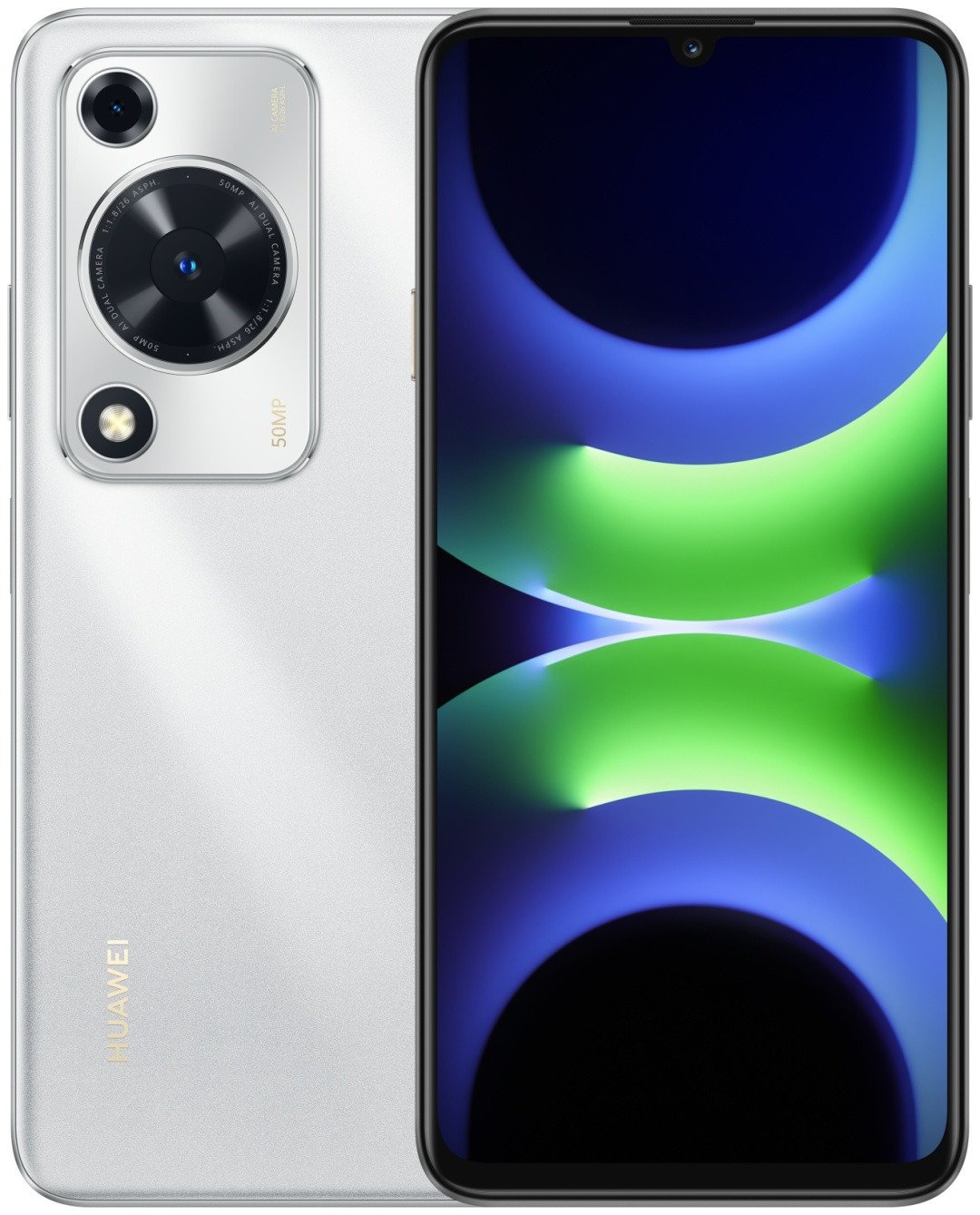 Смартфон Huawei nova Y63 4 ГБ/128 ГБ серебристый