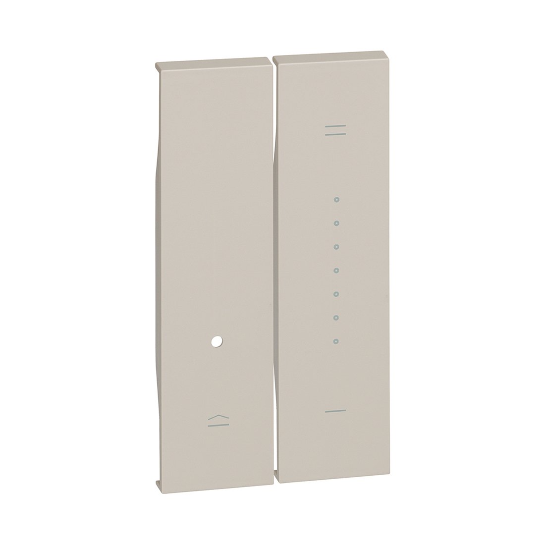 Лицевая панель Bticino KМ19 Living Now для кнопочного светорегулятора 2 модуля песочный