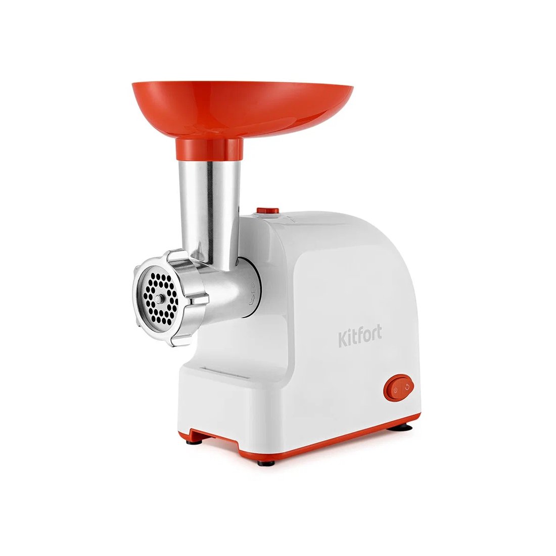 Мясорубка Kitfort КТ-2113-3 бело-красная