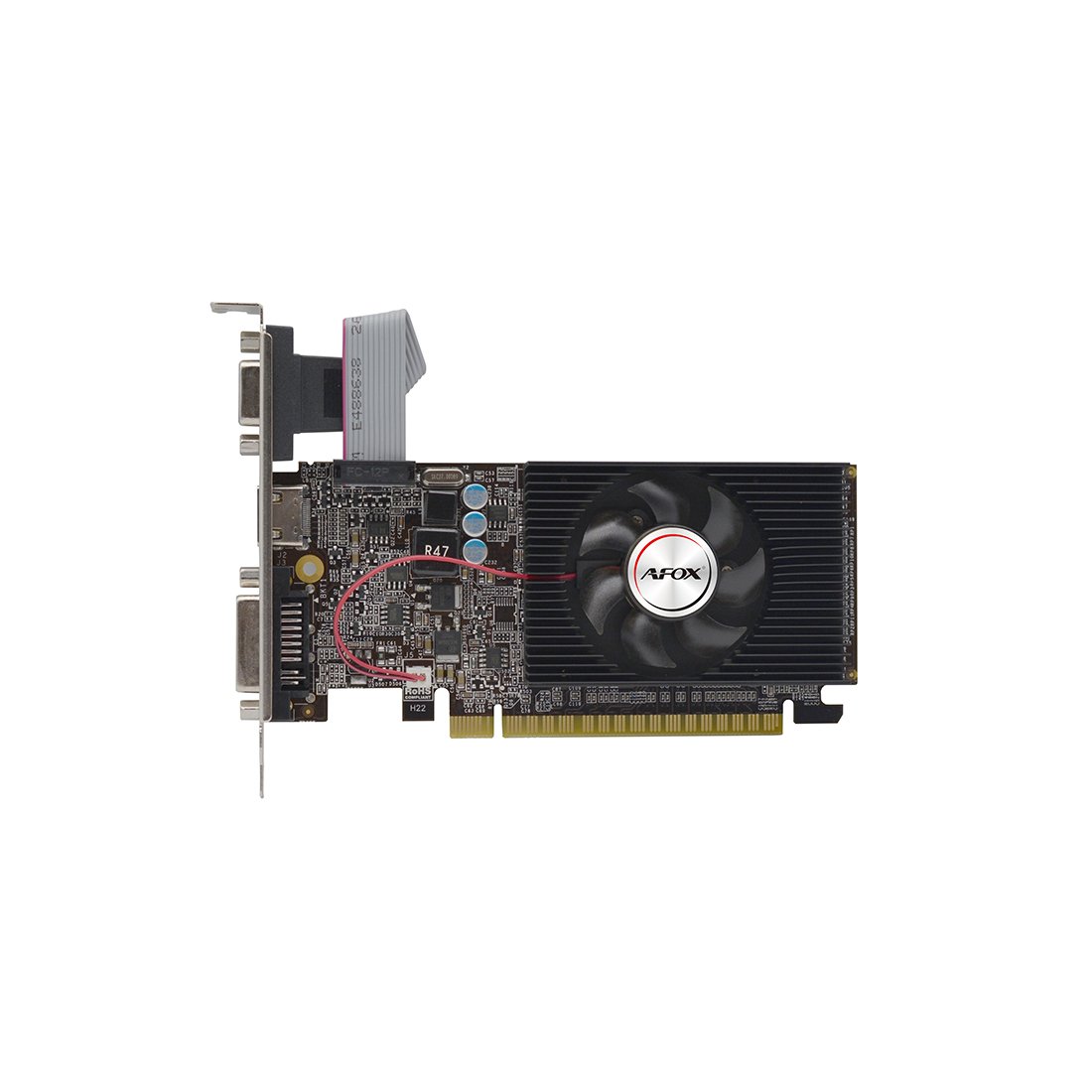 Видеокарта AFOX GT610 2GB D3 LP Single Fan (AF610-2048D3L7-V6)
