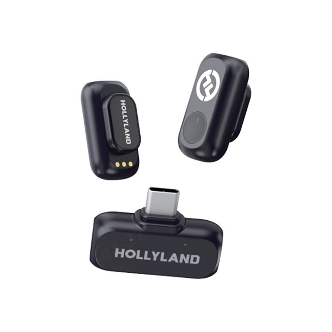 Петличный микрофон Hollyland Lark A1 Mini Duo USB-C Черный