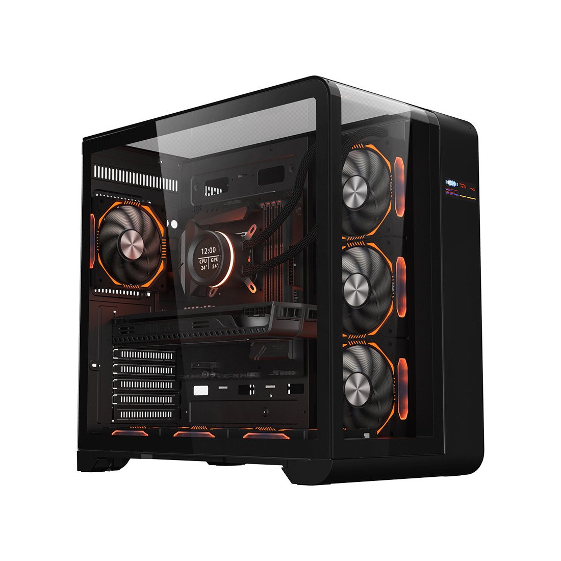 Компьютерный корпус 1STPLAYER RT7 BLACK без Б/П