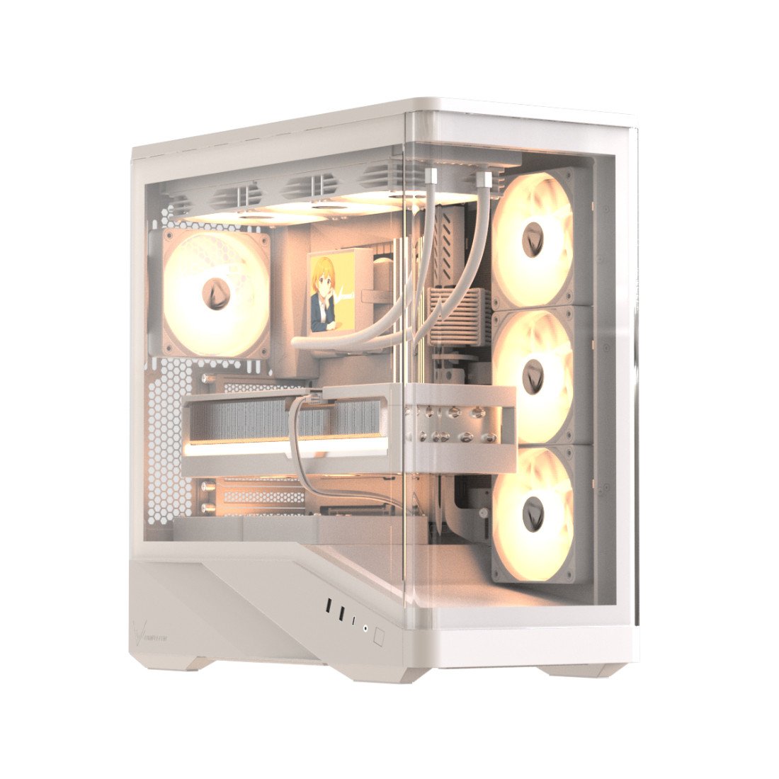 Компьютерный корпус Formula V Crystal U9 PA White без Б/П