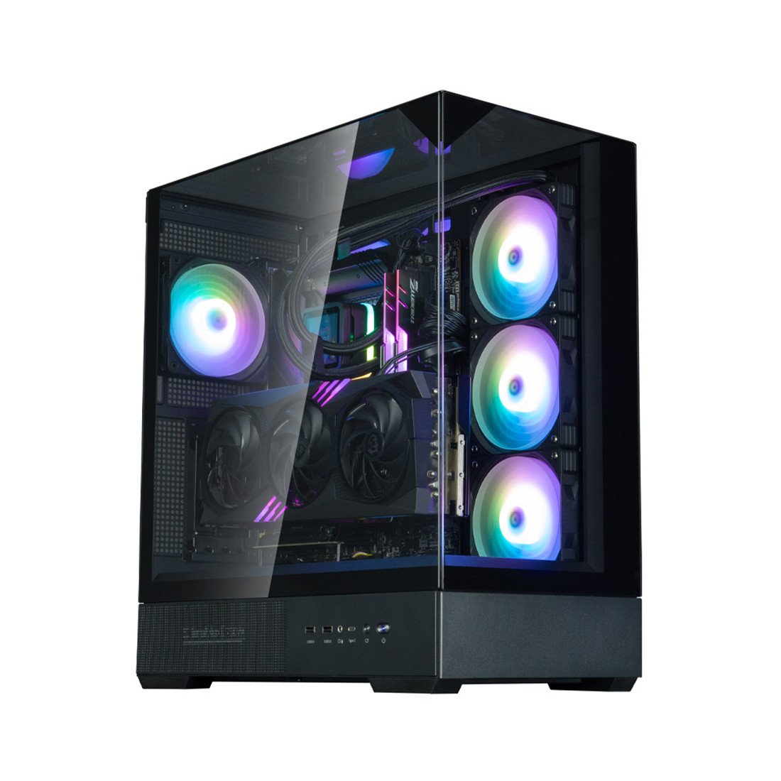 Компьютерный корпус Zalman P40 Prism Plus Black без Б/П