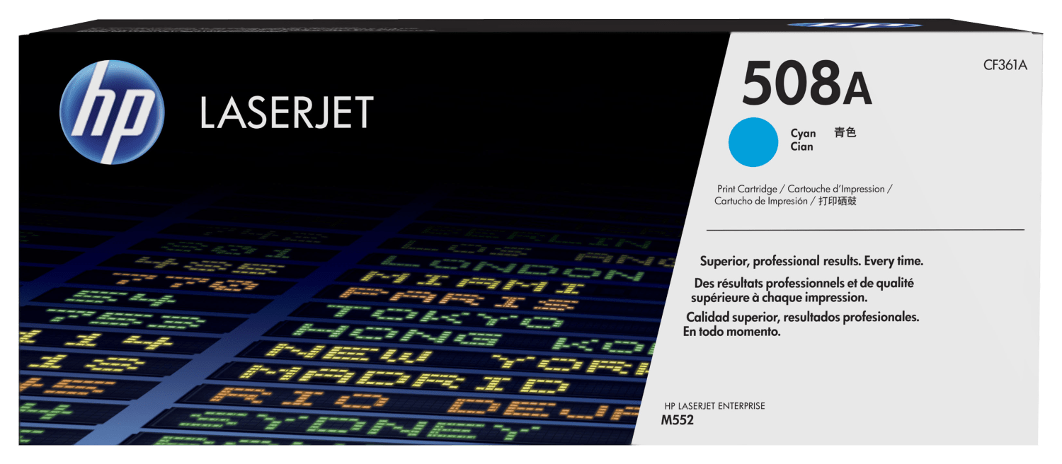 Картридж HP 508A Cyan LaserJet Toner Cartridge для HP Color LaserJet M552/M553/M577/E55040/E57540