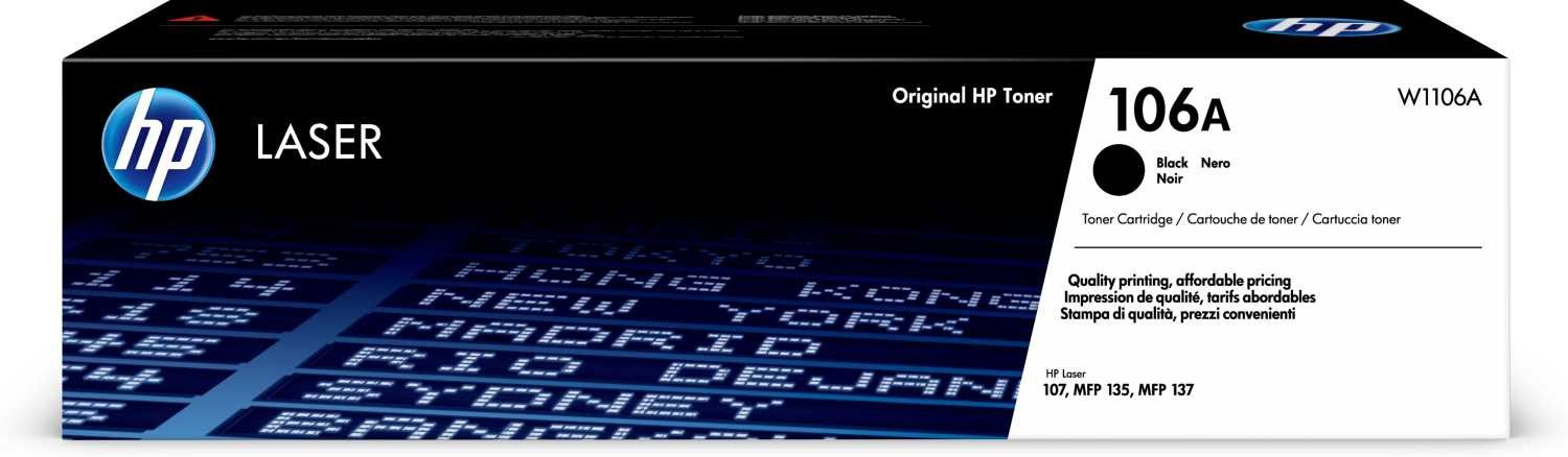 Картридж HP 106A Black Original Laser Toner Cartridge для HP Laser 107 / HP Laser MFP 135/137