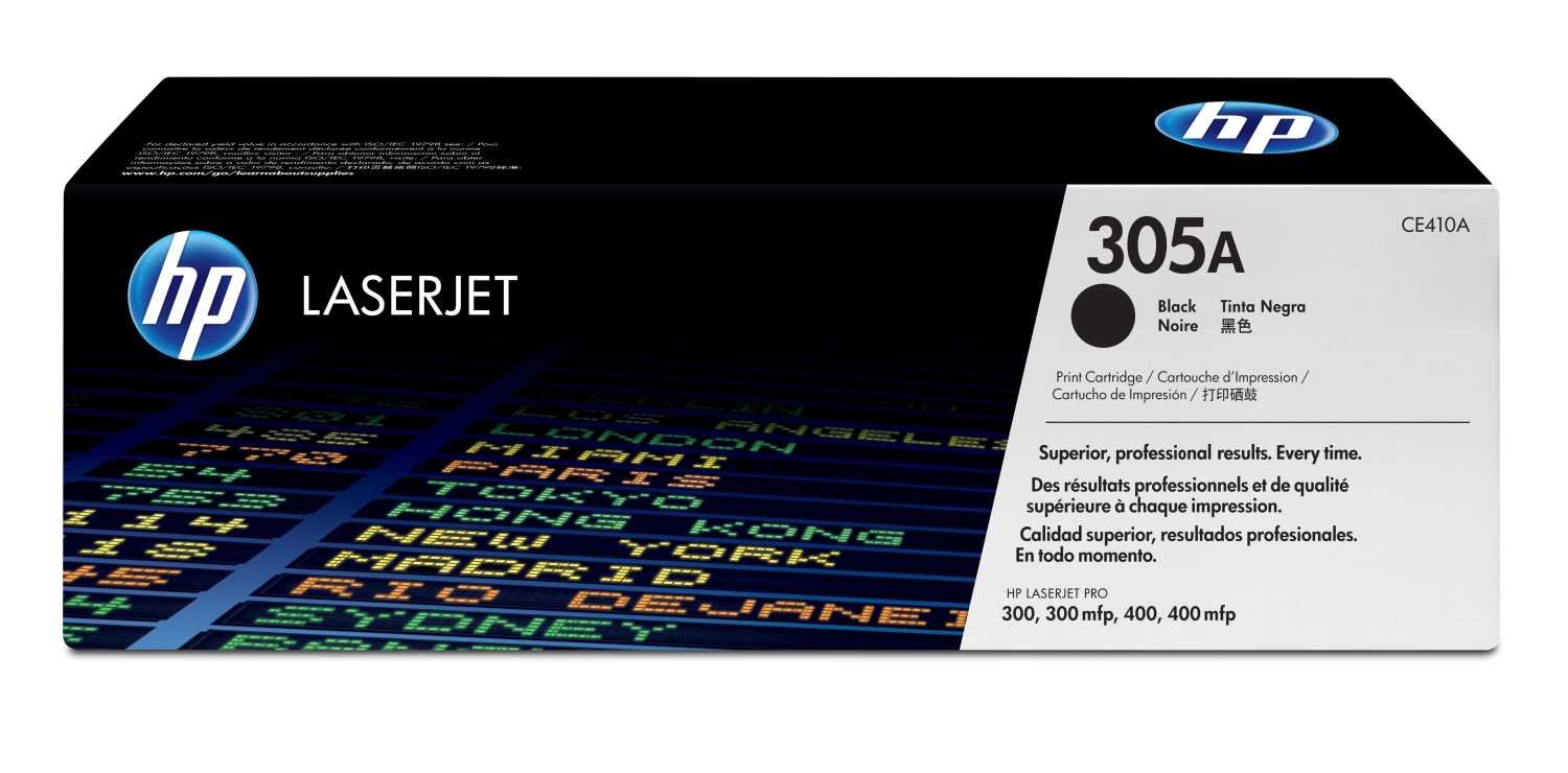 Картридж HP 305A LaserJet Pro Black Cartridge для HP LaserJet Pro 300 Color M351 /Pro 400 Color M451/Pro 300 Color MFP M375/Pro 400 Color MFP M475