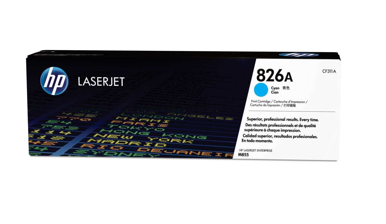 Картридж HP 826A Cyan LaserJet Toner Cartridge для HP Color LaserJet M855