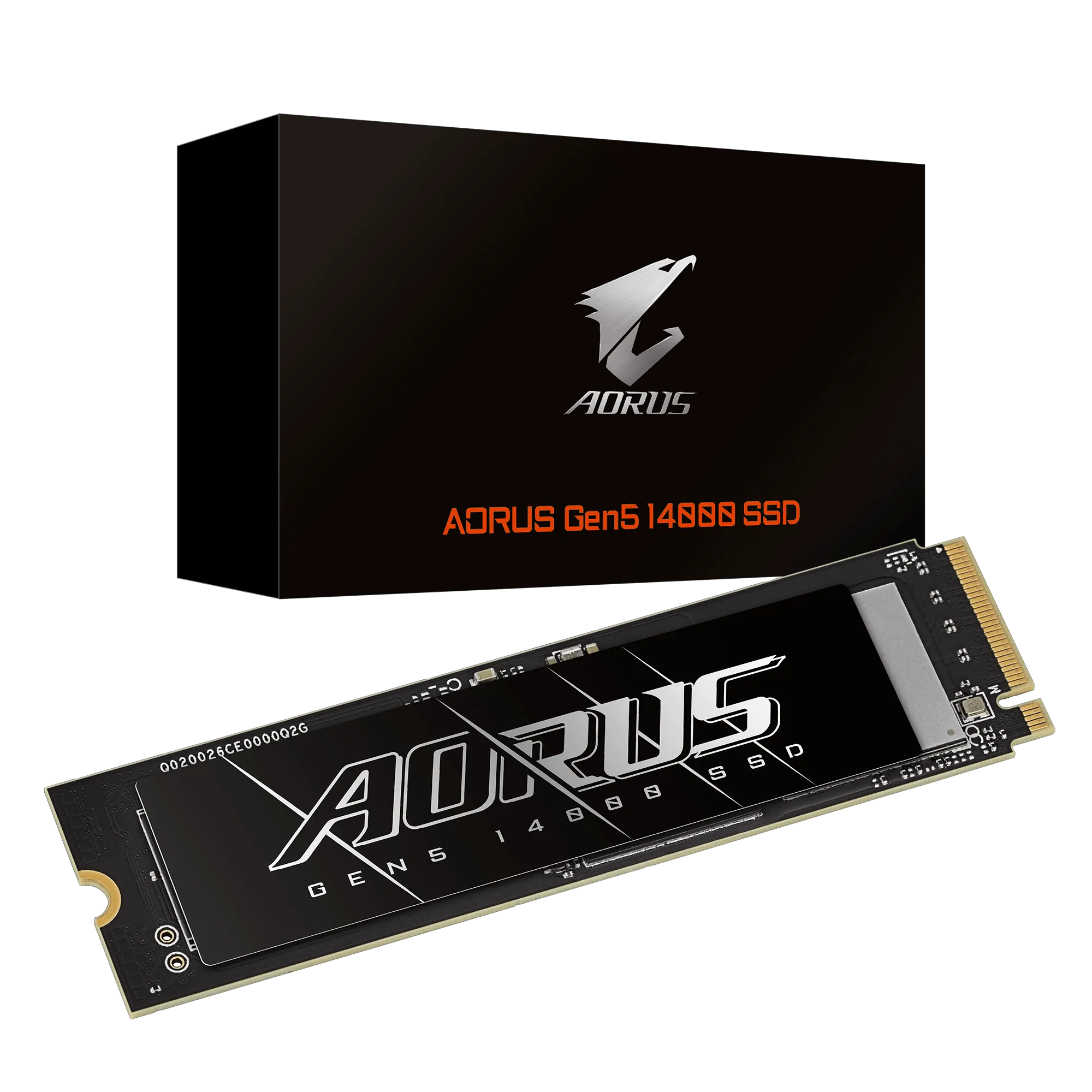 Твердотельный накопитель SSD 1000Gb PCIe5.0x4 GIGABYTE AG514K1TB, NVMe2.0, M.2 2280, 13600R/10200W