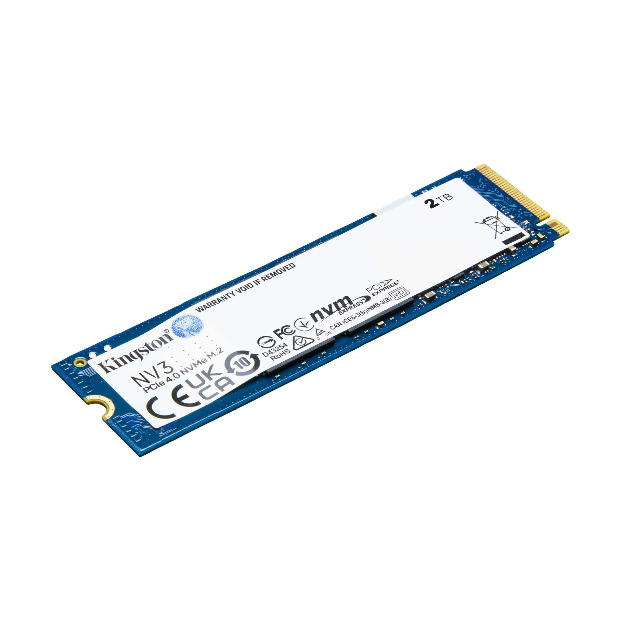 Твердотельный накопитель 2000GB SSD Kingston SNV3S/2000G M.2 2280 Gen4x4 NVMe R6000MB/s W5000MB/s — фото 3