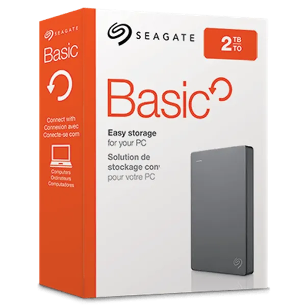 Внешний жесткий диск 2Tb Seagate Basic STJL2000400 Black USB 3.0