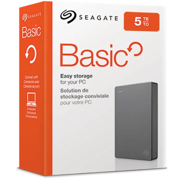 Внешний жесткий диск 5Tb Seagate Basic STJL5000400 Grey USB 3.0 — фото 5