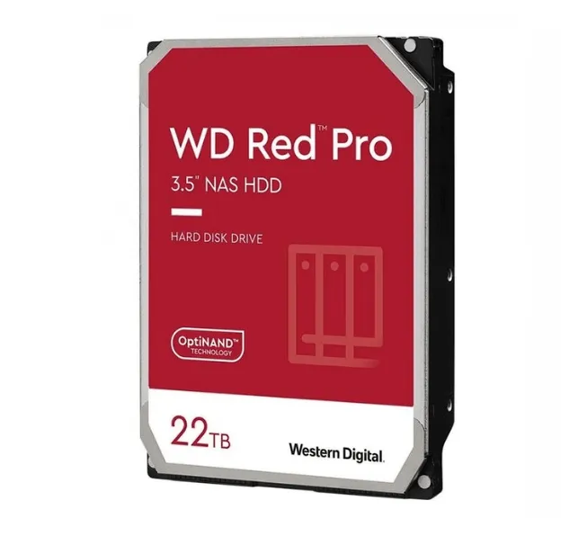 Жёсткий диск HDD 22 Tb SATA 6Gb/s Western Digital Red Pro WD221KFGX 3.5" 7200rpm 512Mb