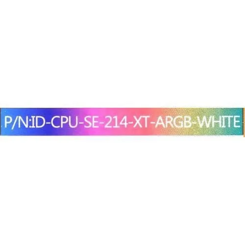 Кулер для процессора ID-Cooling SE-214-XT ARGB WHITE, S1700/1200/115x/AMD, 180W, 500-1500rpm, 4pin — фото 10