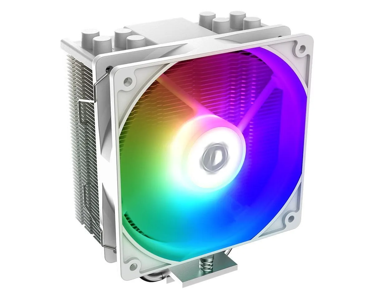 Кулер для процессора ID-Cooling SE-214-XT ARGB WHITE, S1700/1200/115x/AMD, 180W, 500-1500rpm, 4pin