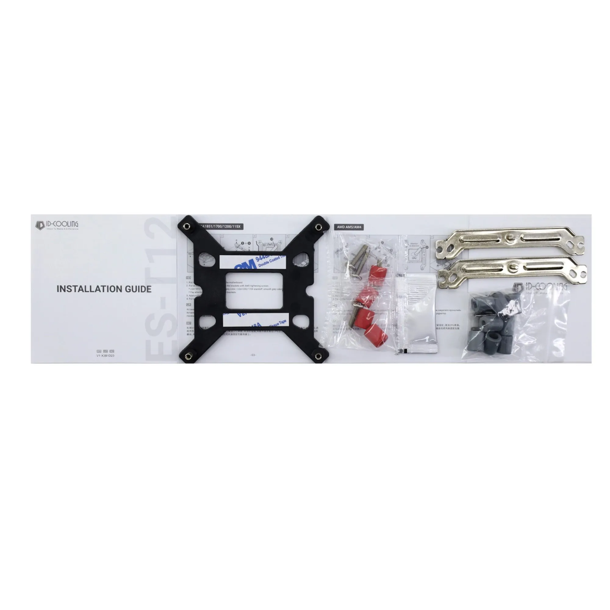 Кулер для процессора ID-Cooling SE-214-XT ARGB, S1700/1200/115x/AMD, 180W, 12cm, 500-1500rpm, 4pin — фото 7