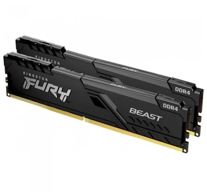 Kingston DRAM 32GB 3200MT/s DDR4 CL16 DIMM (Kit of 2) FURY Beast Black — фото 5