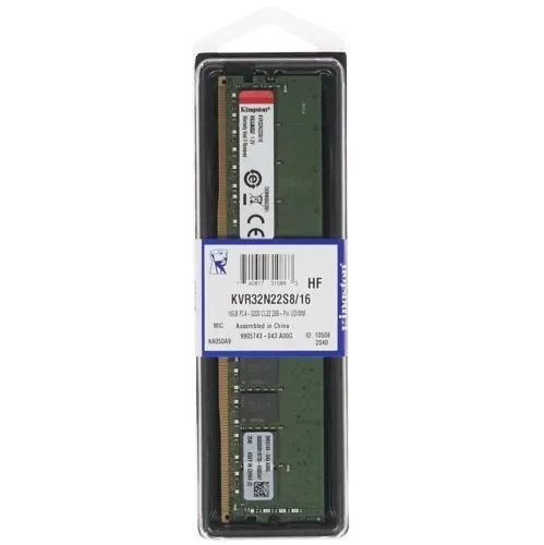 Модуль памяти Kingston KVR32N22S8/16  DDR4 DIMM 16Gb 3200 MHz CL22 (8473302008)