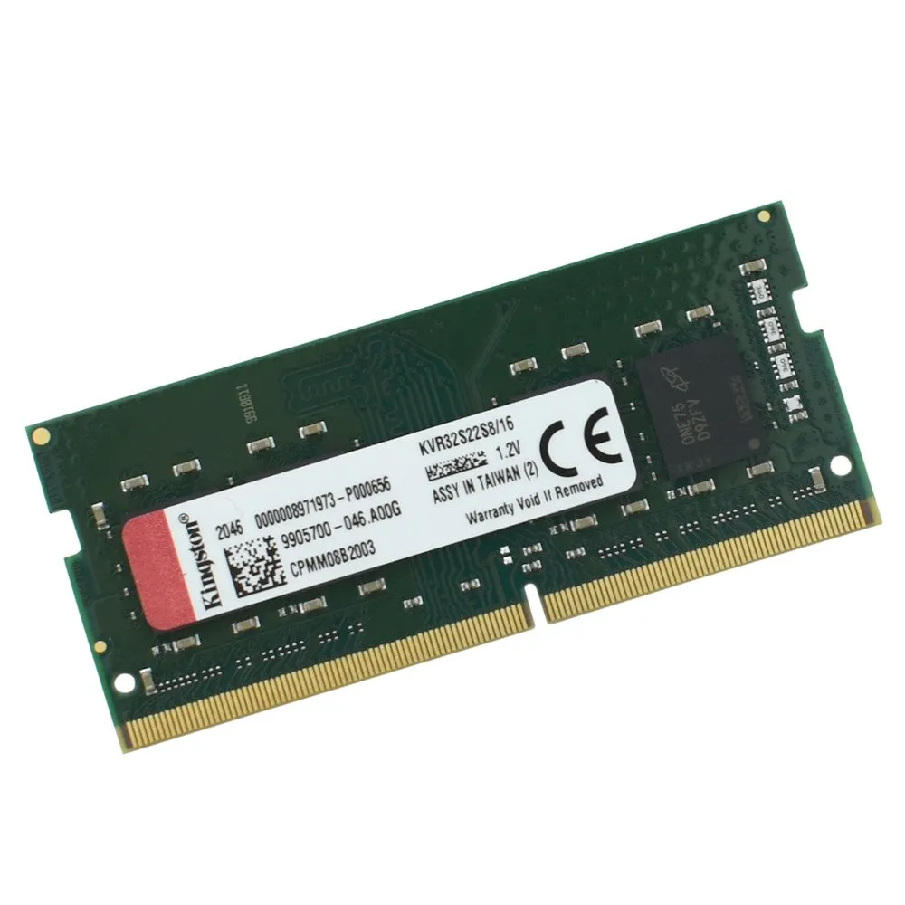 Модуль памяти Kingston KVR32S22S8/16 DDR4 SODIMM 16Gb 3200 MHz CL19 — фото 3